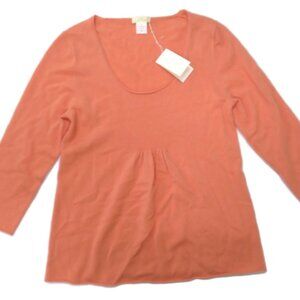 J Crew Womens Cashmere Sweater Pullover Top Pink M